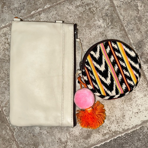 Nena and Co. everything clutch EC and matching coin purse. - Picture 2 of 2